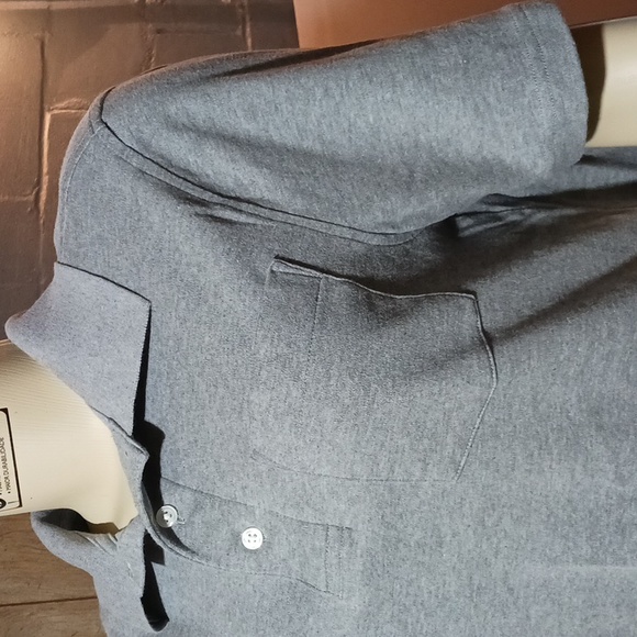 Croft & Barrow Easy Care Soft Grey Polo Sz M - Picture 2 of 14